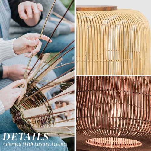 Woven Capsule Rattan Pendant Light Hanging