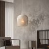 Woven Lampshade, Wicker Light Fixture, Wabi-sabi Lamp, Kitchen Light