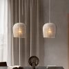 Woven Lampshade, Wicker Light Fixture, Wabi-sabi Lamp, Kitchen Light