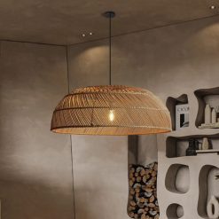 Woven Rattan Lampshade Rattan Light Fixtures, Kitchen Lamp