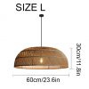 aWoven Rattan Lampshade Rattan Light Fixtures, Kitchen Lamp