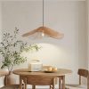 Lotus Leaf Pendant Light Rattan Lampshade Kitchen Dining Room Table