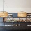 Bamboo Lantern Lampshade, Kitchen Light Fixture, Handmade Lampshade