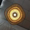 Flower Rattan Chandelier, rattan pendant light shade wicker lamp table kitchen