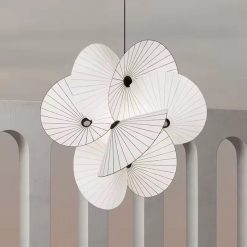 Scandinavia Paper Chandelier Suspension Hanging Light Pendant Lamp