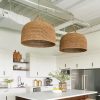 Vintage Hemp Rope Pendant Light Kitchen Island