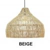 Wood Paper Rope Pendant Light, Wicker Lampshade Kitchen Island Design