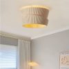 Ceiling Fabric Pendant Lights, Wabi Sabi Fabric Lampshade