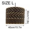 Drum Shade Rattan Light, Dark Color Rattan Lampshade Kitchen Island Lamp