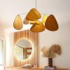 Fabric Petals Pendant Light, Livingroom Chandelier Kitchen Lighting
