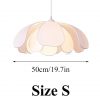 Flower Fabric Pendant Light, Fabric Lampshade Kitchen Diningroom