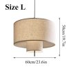 Handmade Fabric Lampshade, Living Dining Room Fabric Lantern