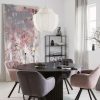 Minimalist Fabric Chandelier Kitchen Living Room Light