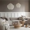 Minimalist Fabric Chandelier Kitchen Living Room Light