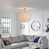 Minimalist Fabric Lampshade, Living Room Bedroom Decor Lighting