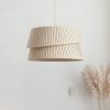 Minimalist Fabric Pendant Lights, Wabi Sabi Fabric Lampshade