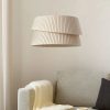 Minimalist Fabric Pendant Lights, Wabi Sabi Fabric Lampshade
