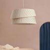 Minimalist Fabric Pendant Lights, Wabi Sabi Fabric Lampshade