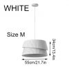Minimalist Fabric Pendant Lights, Wabi Sabi Fabric Lampshade