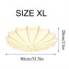 Minimalist Silk E27 Ceiling Lamp Wabi Sabi Chandelier