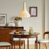 Minimalist Silk Pendant Lights, Fabric Lampshade