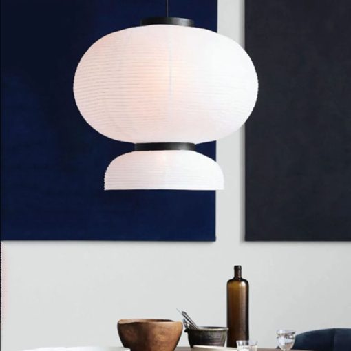 Modern Silk Fabric Lighting, Paper Pendant Light, Living Room Lamp