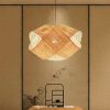 Natural Style Bamboo Rattan Lamp, Livingroom Kitchen Lighting
