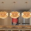 Natural Style Bamboo Rattan Lamp, Livingroom Kitchen Lighting