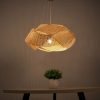 Natural Style Bamboo Rattan Lamp, Livingroom Kitchen Lighting