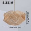 Natural Style Bamboo Rattan Lamp, Livingroom Kitchen Lighting