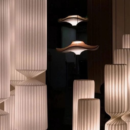 Nordic Creative Fabric Pendant Lights Restaurant Cafe Room Lampshade