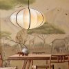 Nordic Fabric Lampshade, Vintage Cloth Pendant Light