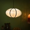 Nordic Fabric Lampshade, Vintage Cloth Pendant Light