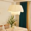 Nordic Minimalist Fabric Pendant Lights Living Dining Room Bedroom