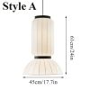 Nordic Minimalist Silk Lampshade Wabi Sabi Chandelier