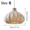 Nordic Minimalist Silk Pendant Lights Wabi Sabi Living Room Bedroom Light