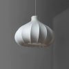 Nordic Minimalist Silk Pendant Lights Wabi Sabi Living Room Bedroom Light