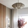 Nordic Vintage Cloth Pendant Light, Fabric Lantern Lampshade