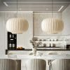 Nordic Wabi Sabi Light, Silk Fabric Pendant Lights Kitchen Light