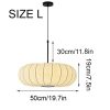 Nordic Wabi Sabi Silk Chandelier Restaurant Bar Bedroom Bedside Lamp
