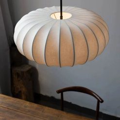 Nordic Wabi Sabi Silk Chandelier Restaurant Bar Bedroom Bedside Lamp