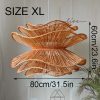 rattan flower lamp size 80x60