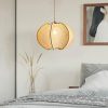 Rope Wood Pendant Light Living Room Bedroom Home Deco
