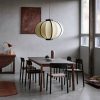 Seagrass Rope Pendant Light, Paper Rope Light Wicker Lampshade Kitchen Island Design