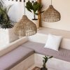 Seagrass Rope Pendant Light, Paper Rope Light Wicker Lampshade Kitchen Island Design