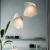 Silk Pendant Light, Cloth Hanging Light, Over Island Lamps