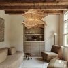 Vietnam Flower Rattan Chandelier, Creative Design Art Luminaire