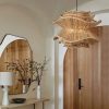 Vietnam Flower Rattan Chandelier, Creative Design Art Luminaire