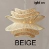Vietnam Flower Rattan Chandelier, Creative Design Art Luminaire