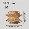 Vietnam Flower Rattan Chandelier, Creative Design Art Luminaire